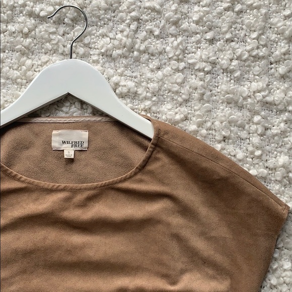 Aritzia (Wilfred Free) Small Suede Dress - Picture 1 of 4